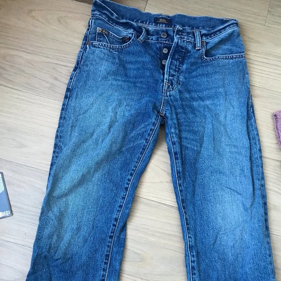 Polo Ralph Lauren Button Fly Mid-Rise Jeans - Picture 1 of 3